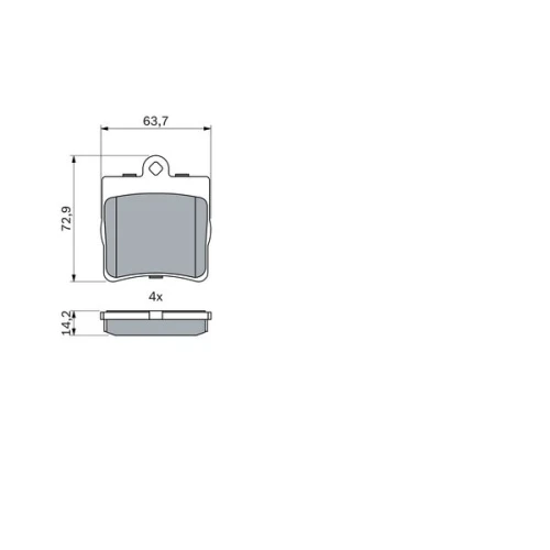 BRAKE PADS FOR DISC BRAKES - 6