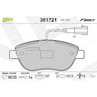 Brake pads for disc brakes