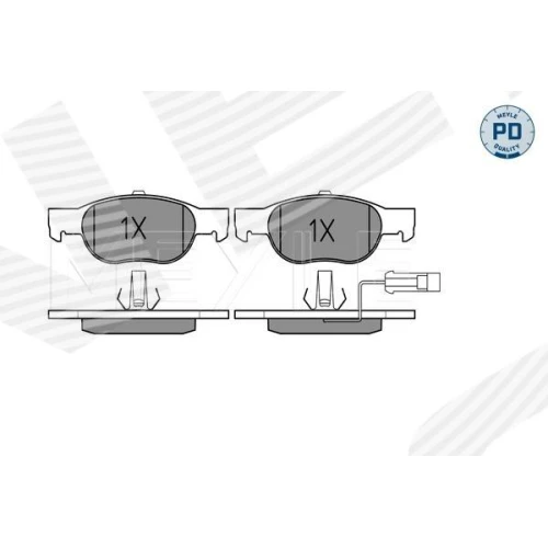 BRAKE PADS FOR DISC BRAKES - 1