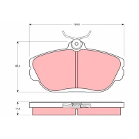 Brake pads for disc brakes