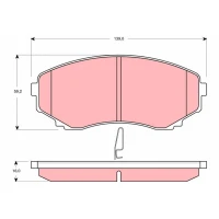 Brake pads for disc brakes