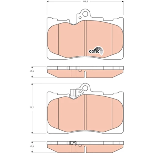 BRAKE PADS FOR DISC BRAKES - 0