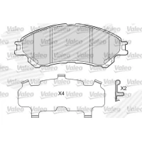 Brake pads for disc brakes