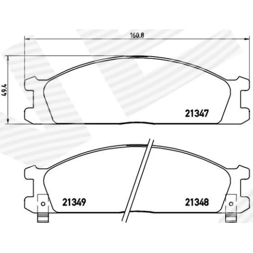 BRAKE PADS FOR DISC BRAKES - 0