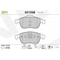 Brake pads for disc brakes