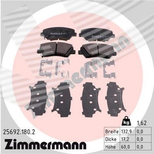 BRAKE PADS FOR DISC BRAKES - 0