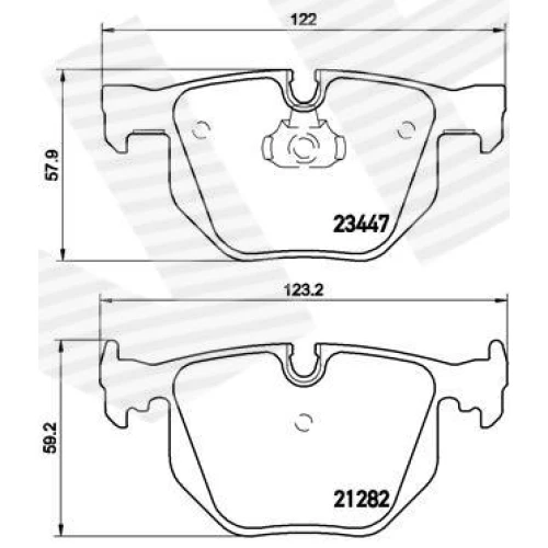 BRAKE PADS FOR DISC BRAKES - 0