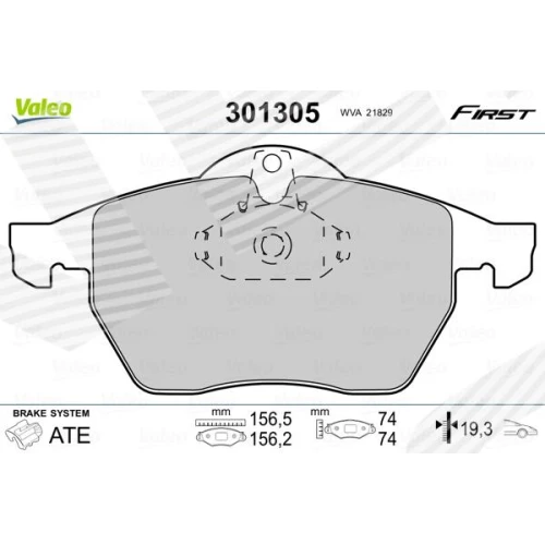 BRAKE PADS FOR DISC BRAKES - 0