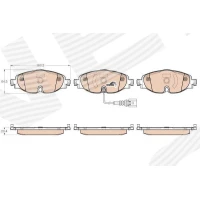 Brake pads for disc brakes