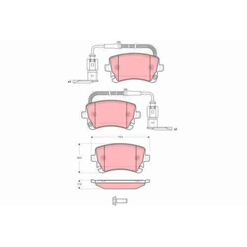 BRAKE PADS FOR DISC BRAKES - 0