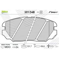 Brake pads for disc brakes