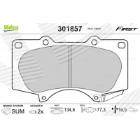 Brake pads for disc brakes