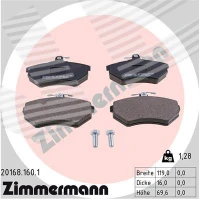 Brake pads for disc brakes