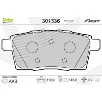 Brake pads for disc brakes