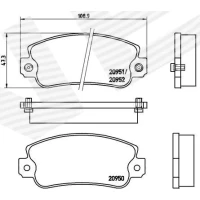 Brake pads for disc brakes