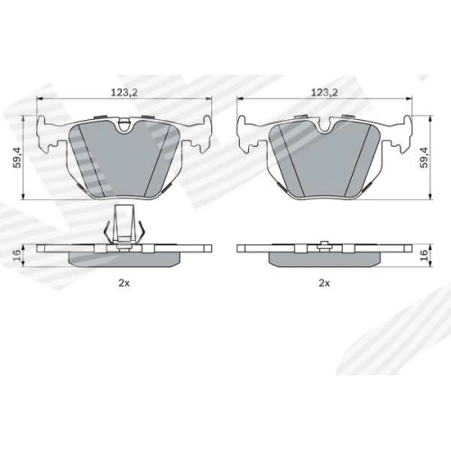 BRAKE PADS FOR DISC BRAKES - 4