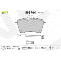 Brake pads for disc brakes