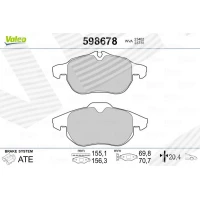 Brake pads for disc brakes