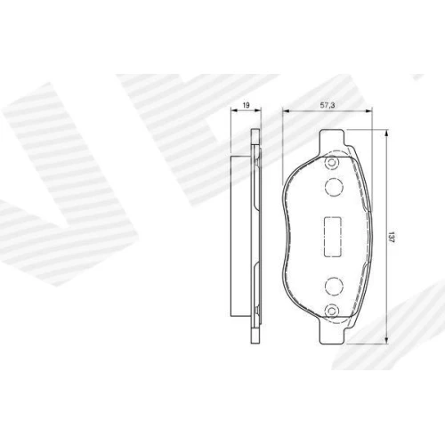 BRAKE PADS FOR DISC BRAKES - 0