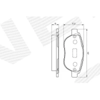 Brake pads for disc brakes