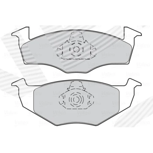 BRAKE PADS FOR DISC BRAKES - 1