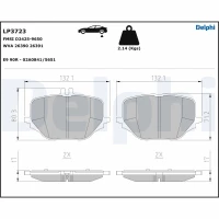 Brake pads for disc brakes