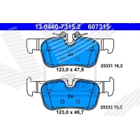 Brake pads for disc brakes