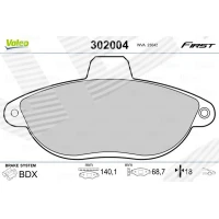 Brake pads for disc brakes