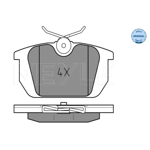 BRAKE PADS FOR DISC BRAKES - 1