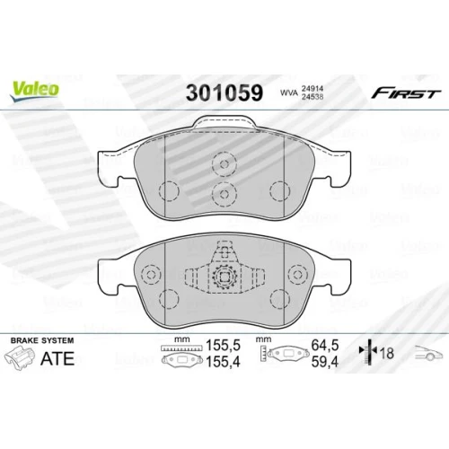 BRAKE PADS FOR DISC BRAKES - 0