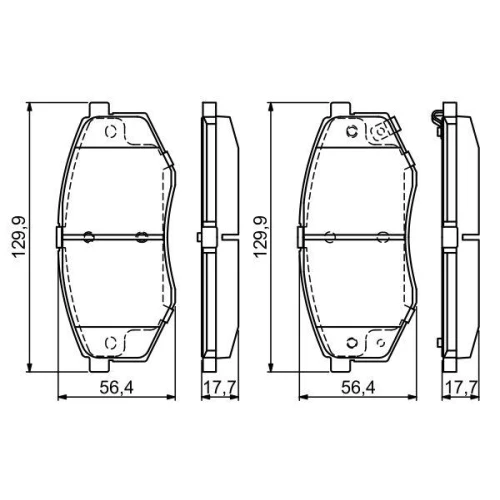 BRAKE PADS FOR DISC BRAKES - 6