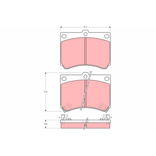 BRAKE PADS FOR DISC BRAKES - 0