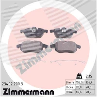 Brake pads for disc brakes