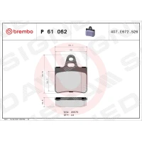 Brake pads for disc brakes