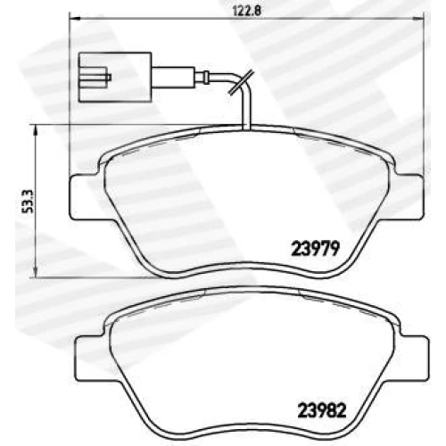 BRAKE PADS FOR DISC BRAKES - 0