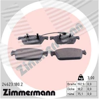 Brake pads for disc brakes