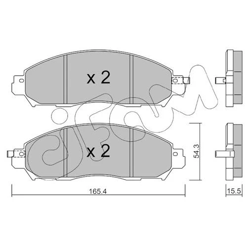 BRAKE PADS FOR DISC BRAKES - 0