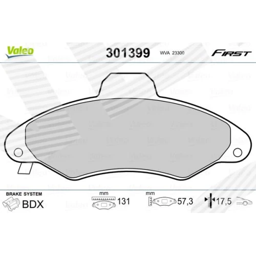 BRAKE PADS FOR DISC BRAKES - 0