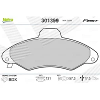 Brake pads for disc brakes