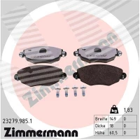 Brake pads for disc brakes