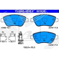 Brake pads for disc brakes