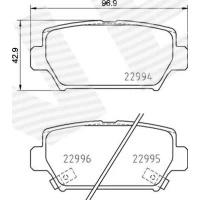 Brake pads for disc brakes