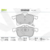 Brake pads for disc brakes