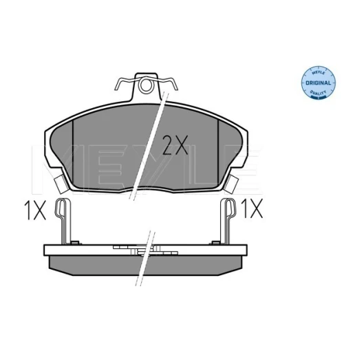 BRAKE PADS FOR DISC BRAKES - 1