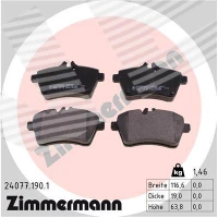 Brake pads for disc brakes