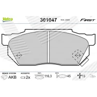 Brake pads for disc brakes