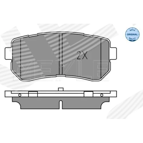 BRAKE PADS FOR DISC BRAKES - 1