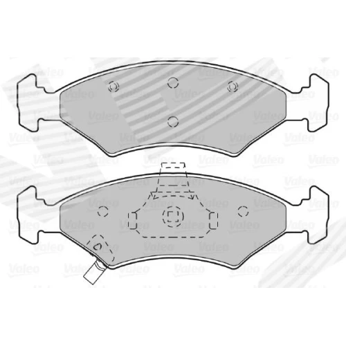 BRAKE PADS FOR DISC BRAKES - 1