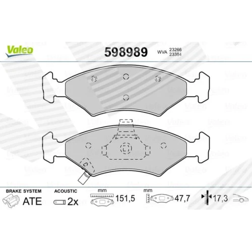 BRAKE PADS FOR DISC BRAKES - 0