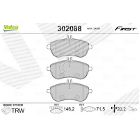 Brake pads for disc brakes